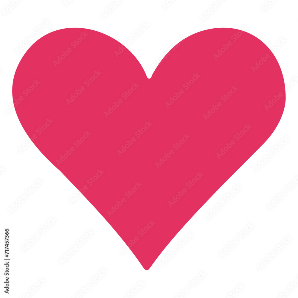 Pink heart icon vector