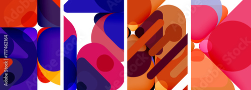 Geometric elements abstract backgrounds for wallpaper, business card, cover, poster, banner, brochure, header, website
