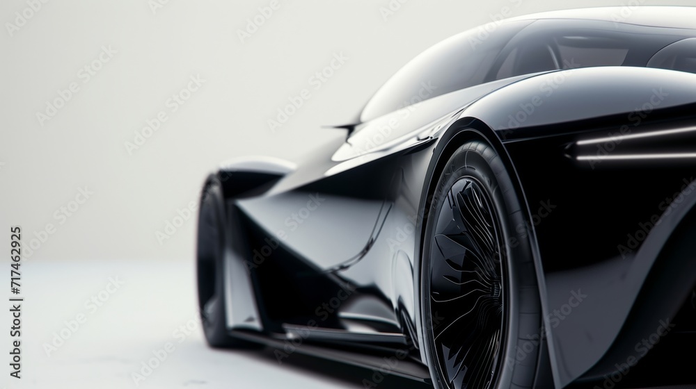 A closeup of the cars with the lens capturing the sleek lines and contours that allow for swift airflow and reduced drag giving the vehicle a stylish and streamlined appearance. A closeup of the cars with the lens capturing the sleek lines and contours that allow for swift airflow and reduced drag giving the vehicle a stylish and streamlined appearance.