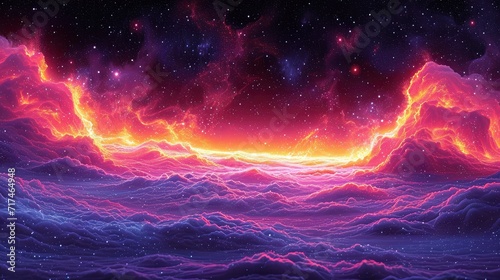 Small Part Infinite Star Field Space, Background Banner HD