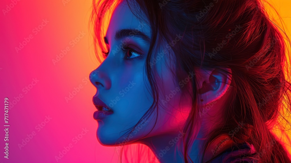 Vertical Side View Shot Generation Z, Background Banner HD Vertical Side View Shot Generation Z, Background Banner HD