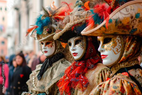 Elegance and Mystery at the Venice Carnival