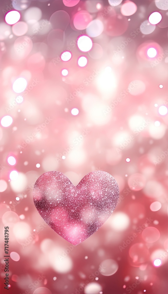 Shiny hearts bokeh light Valentine's day background
Shiny hearts bokeh light Valentine's day background