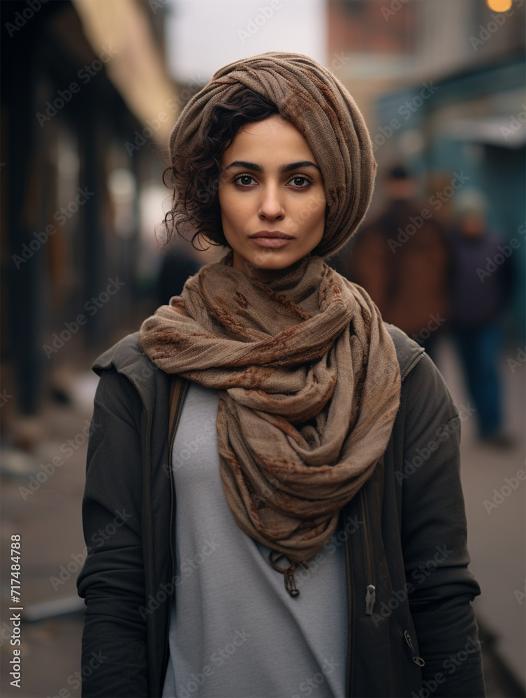 portrait of a woman in the city generative ai portrait of a woman in the city generative ai