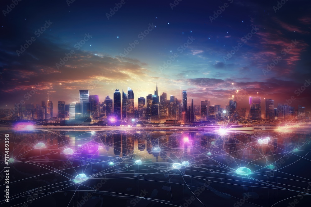 Smart city network interconnection, AI generation