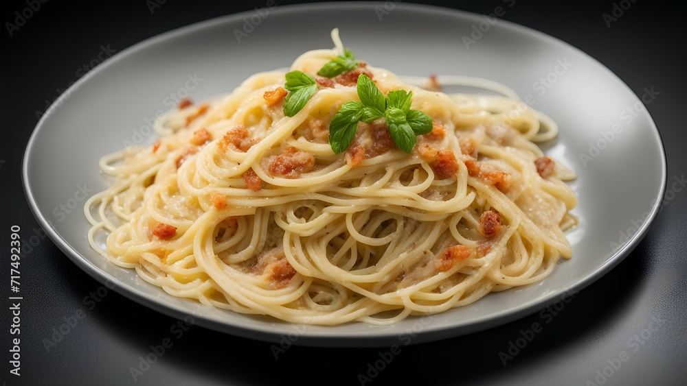 spaghetti with seafood