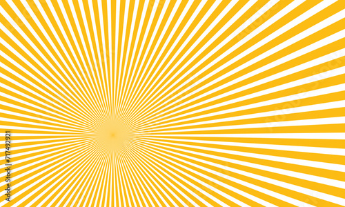 sunburst sunshine yellow color vector for background design.