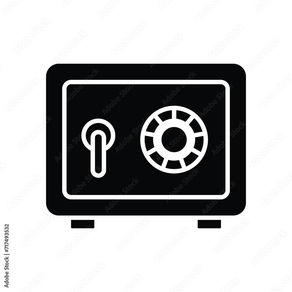 safe box icon vector design template simple and modern safe box icon vector design template simple and modern