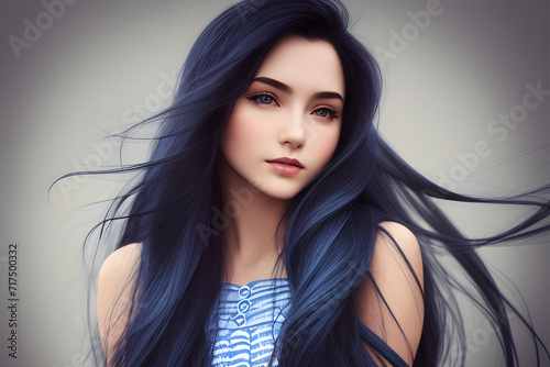 portrait of a woman. Generative AI