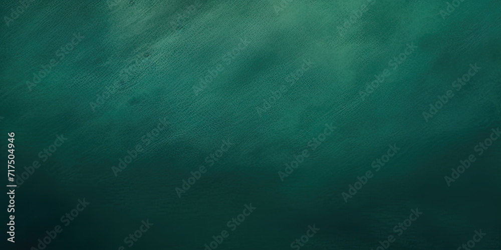 Matte green texture or background with stains, waves and grain elements. Image with place for text. Template for design. dark green