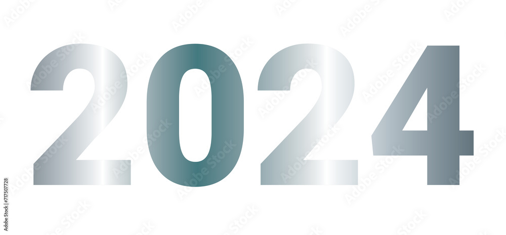 the number two thousand and twenty-four with combined color gradations which refers to an aesthetic and harmonious color combination
the number two thousand and twenty-four with combined color gradations which refers to an aesthetic and harmonious color combination