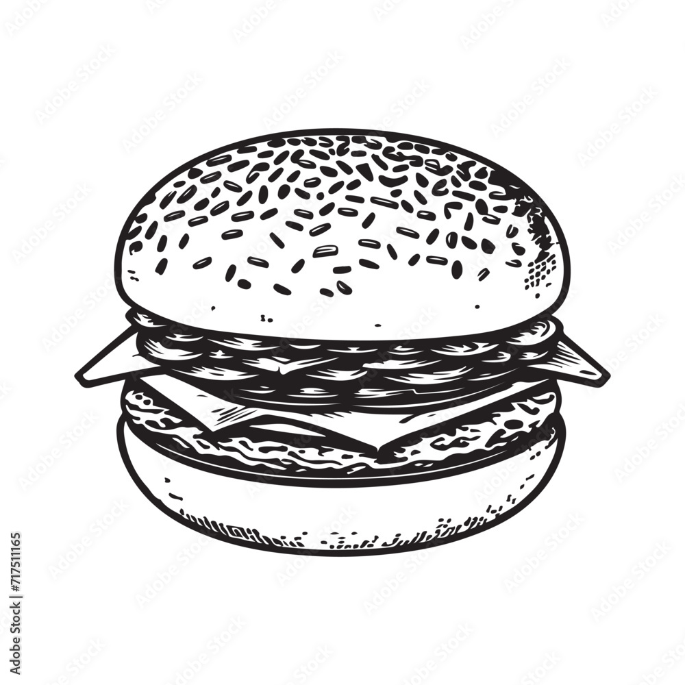 Burger Illustration Burger Illustration