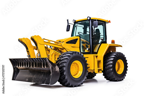 a forklift, construction machinery