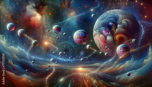 Surreal Orbs in Deep Space © ArtJoe
