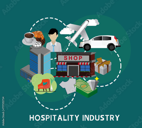The hospitality and tourism industry is a large sector. This industry sector includes: Hotels and Resorts Restaurant and Catering