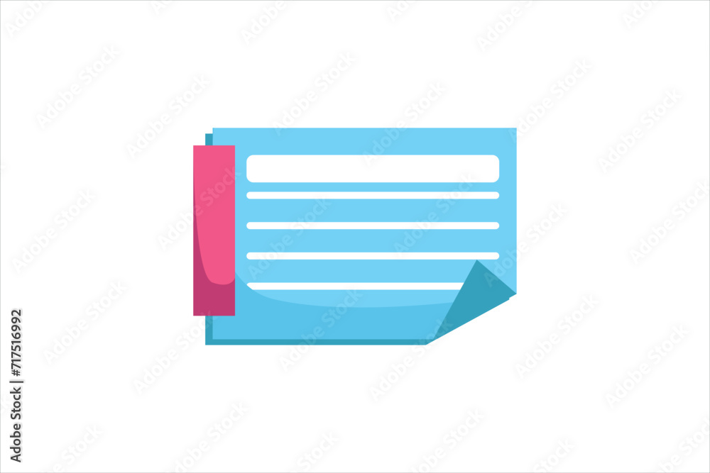 Paper Sticky Notes Sticker Design