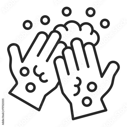   Washing Hands line icon