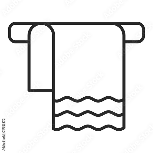   Towel line icon