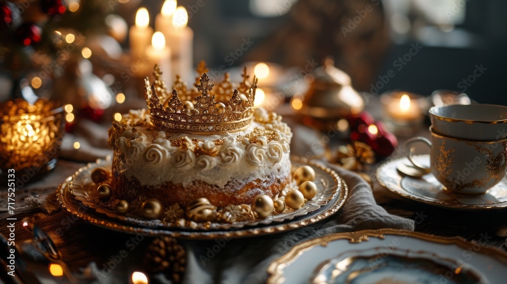 Regal Delicacy: Elegance of the Three King Cake