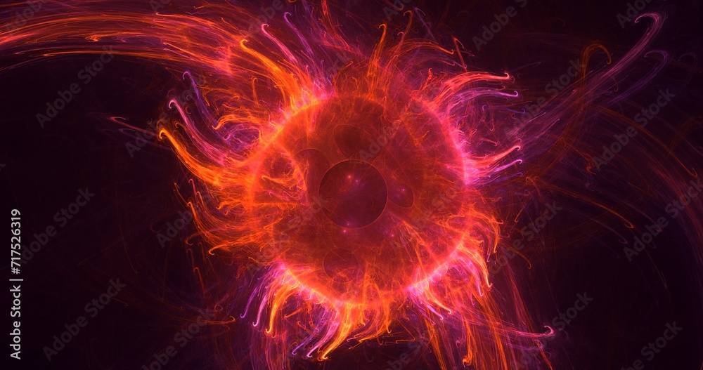3D manual rendering abstract circle light background 3D manual rendering abstract circle light background