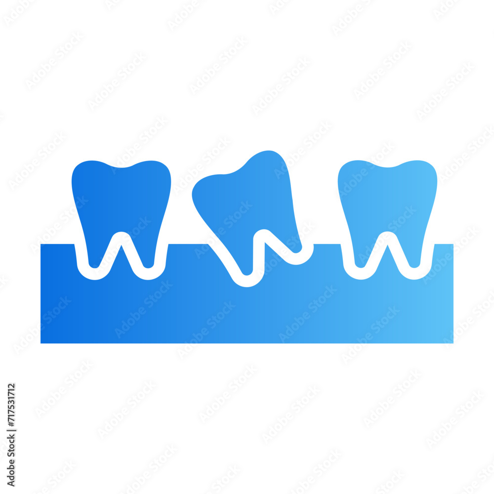 toothcache gradient icon toothcache gradient icon