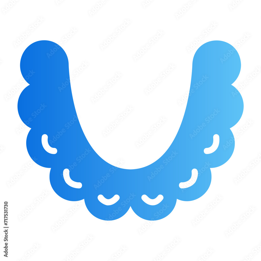 Obraz premium straightens teeth gradient icon