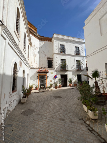 Foto Street in the old town of Tarifa