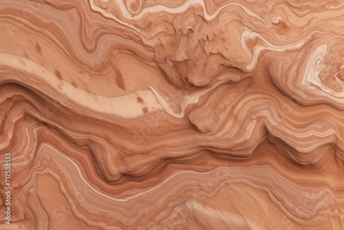 Terracotta marble texture background, Fluid art wallpaper (Generative Ai) photo