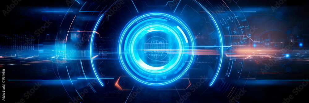 futuristic tech-inspired interface in modern trendy abstract volumetric design on a clean background, merging technology futuristic tech-inspired interface in modern trendy abstract volumetric design on a clean background, merging technology