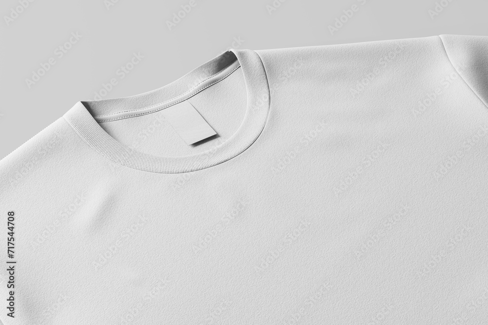 close up view blank casual cotton textile t shirt apparel street wear clothes realistic mockup template isolated close up view blank casual cotton textile t shirt apparel street wear clothes realistic mockup template isolated