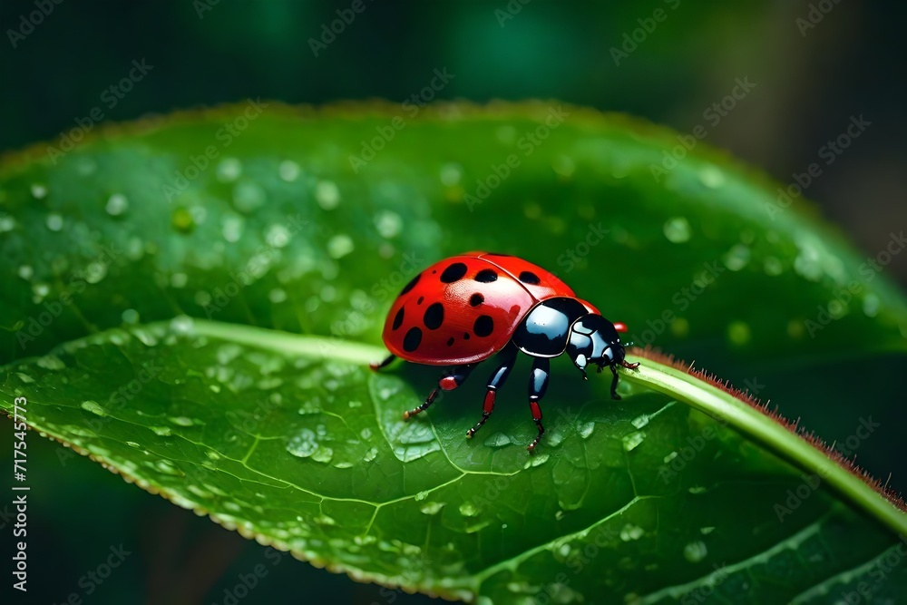 ladybug on leaf ladybug on leaf