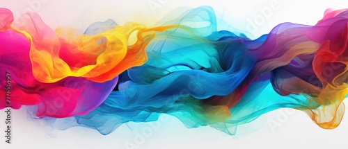 Abstract colorful background with vivid colors  each representing diverse entities  Ai Generated.