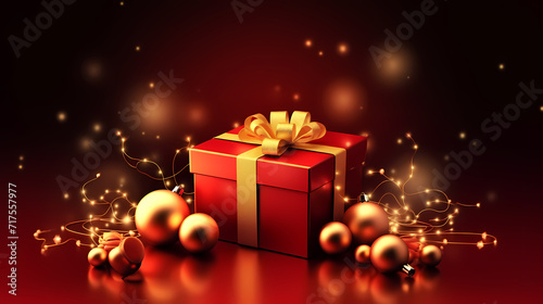 Gift box background. Gifts with copy space. For Christmas gifts, holidays or birthdays © Derby