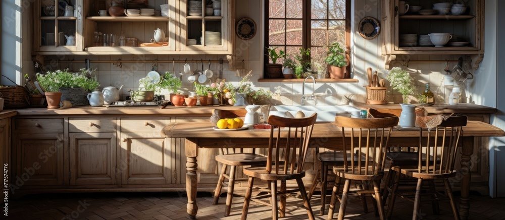 Classic rustic kitchen style interior Classic rustic kitchen style interior