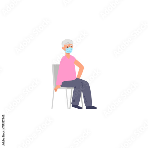 doctor and patient person poses general practitioner