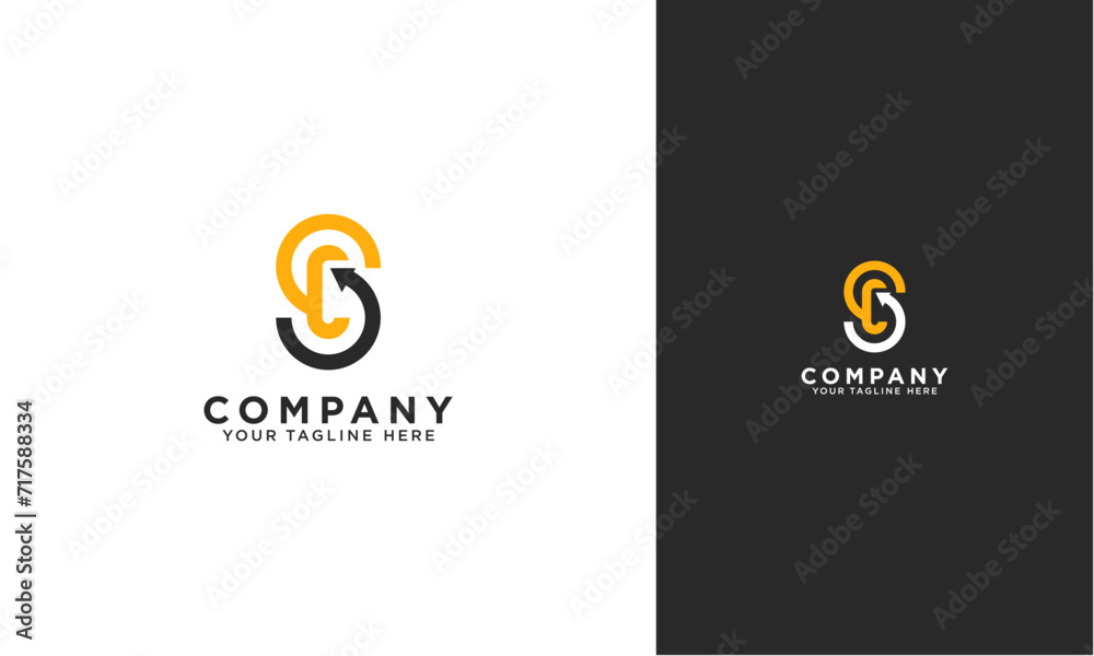 SC or CS initial logo concept monogram,logo template designed to make your logo process easy and approachable. All colors and text can be modified. SC or CS initial logo concept monogram,logo template designed to make your logo process easy and approachable. All colors and text can be modified.