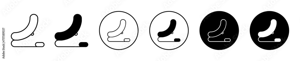 bouncy seat vector icon mark set symbol for web application bouncy seat vector icon mark set symbol for web application