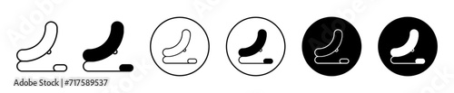 bouncy seat vector icon mark set symbol for web application