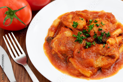 鶏肉のトマト煮