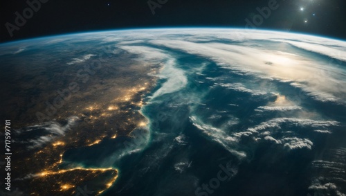 the earth from the space