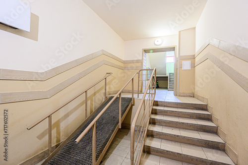 interior apartment room stairs, steps staircase inside house