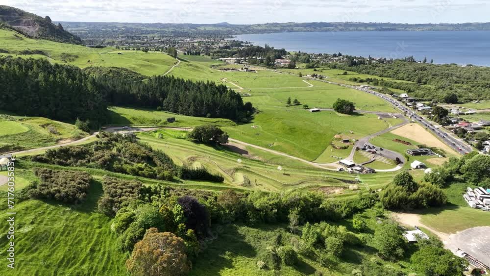 Rotorua New Zealand Green Nature Aerial 4k Rotorua New Zealand Green Nature Aerial 4k