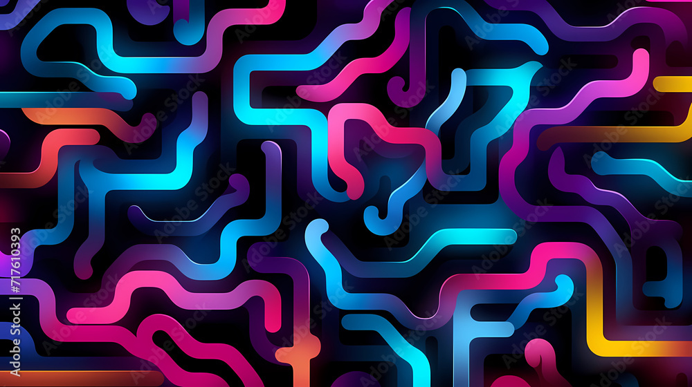 Funny doodle seamless pattern, artistic background Funny doodle seamless pattern, artistic background