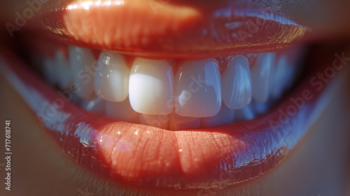 A close-up view of a person's mouth showing a missing tooth. This image can be used to depict dental health issues or the need for dental care