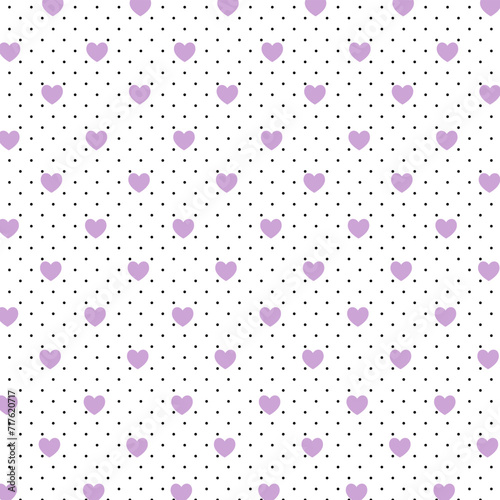 vector pattren dor and love