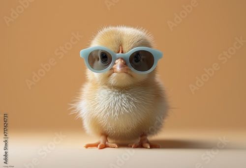Chicken in Sunglasses: A Cool and Trendy Photo Generative AI