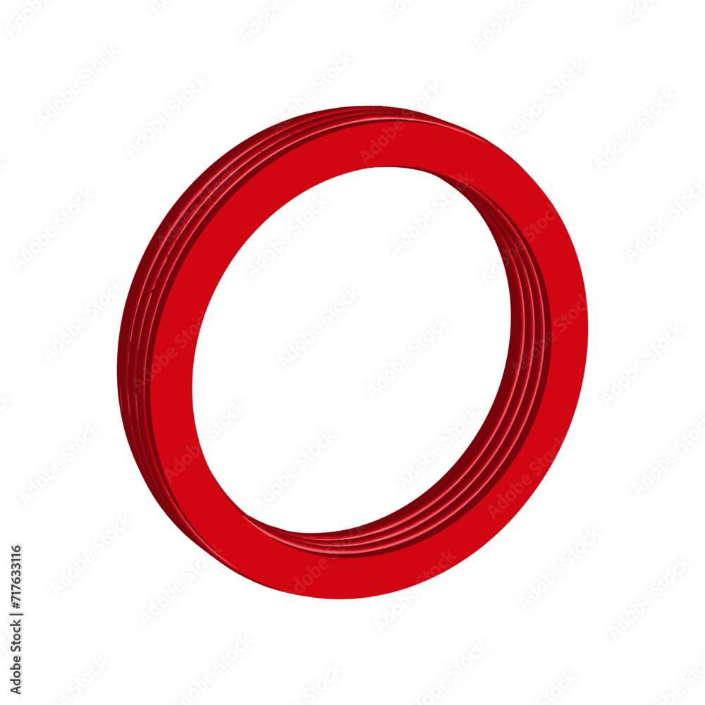Abstract Ring Icon Vector Logo Template Illustration