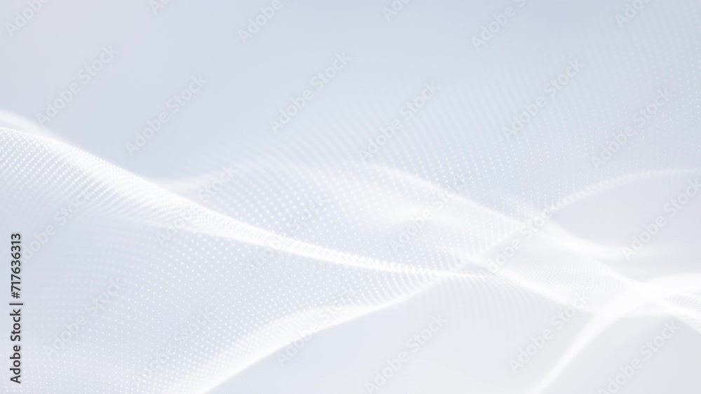 Wave Abstract Background with Flowing Lines and Digital Texture for Business and Technology Concept Design.