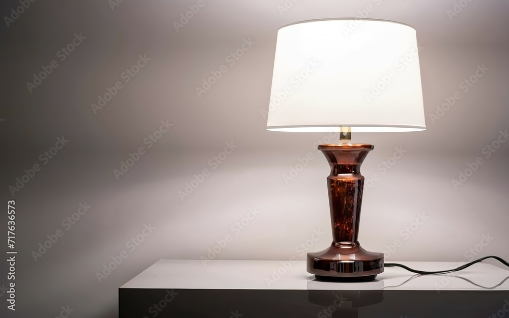 stylish lamp on the table stylish lamp on the table