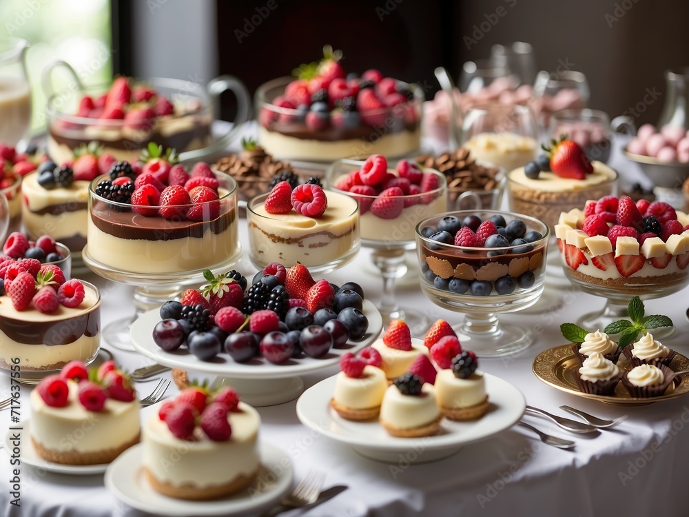 cupcakes with berries